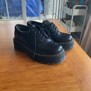 Dr. Marten 1461 PATENT LEATHER PLATFORM OXFORD SHOES